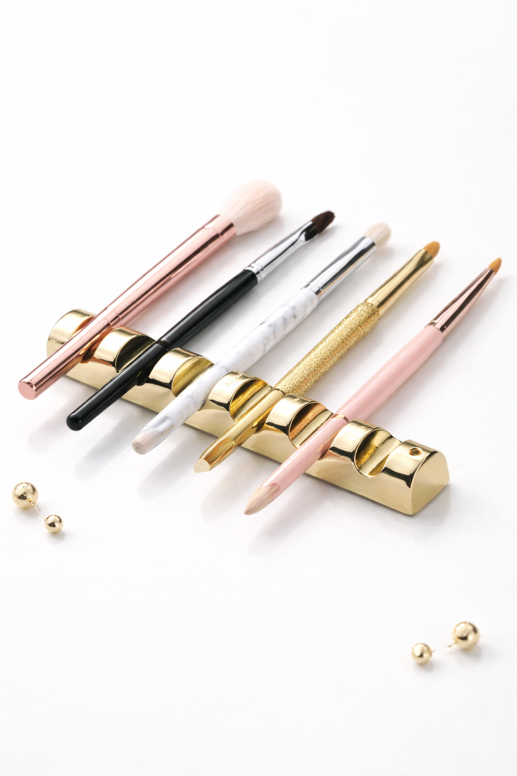 Metal Nail Art Holder Golden